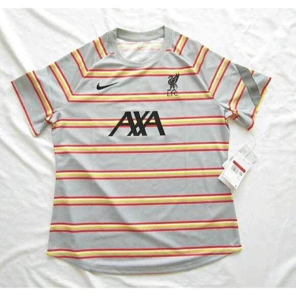 2021 New Women's  Nike Liverpool FC Soccer Jersey Sz L (DB7648-017) - Picture 1 of 9